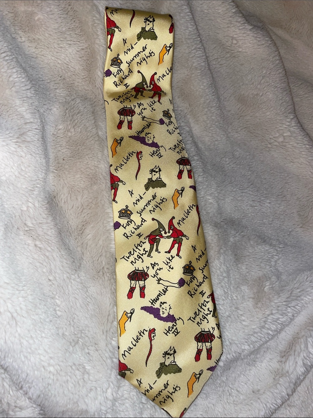 Arkle 100% Silk Shakespeare Tie